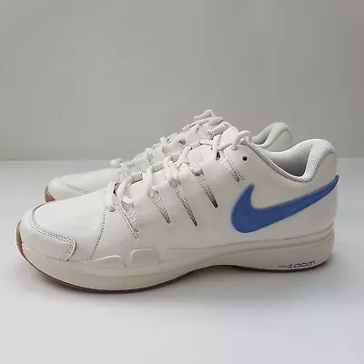 Men's 11 Nike Court Air Zoom Vapor 9.5 Tour Leather Tennis Shoes FJ1683-100 NEW • $119.99