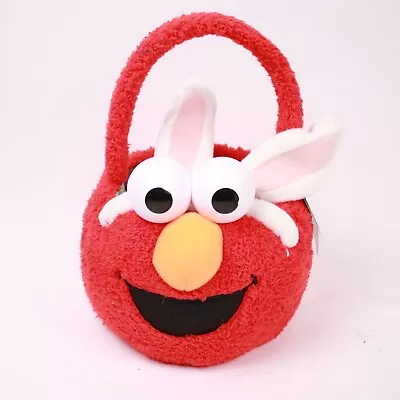 Sesame Street Elmo Plush Basket  Easter Red • $14.95