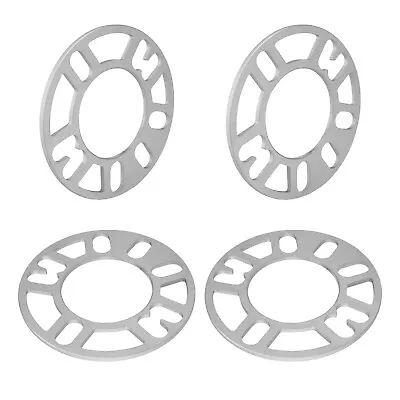 (4) 5mm Thick Universal 4/5 Lug Wheel Spacers 5x114.3 5x120 5x110 4x100 4x110 • $17.40