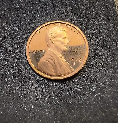 1972-S Lincoln Cent With Rim & Doubling Errors • $39.99
