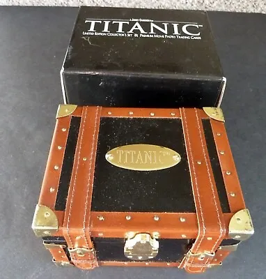 1998 Inkworks Titanic Miniature Steamer Trunk W/ Complete 25 Movie Card Set New • $24.95