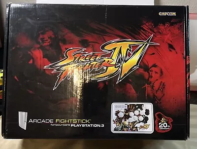 Street Fighter Iv 4 Fight Arcade Stick Joystick Sony Playstation 3 Ps3 Item 4718 • $60