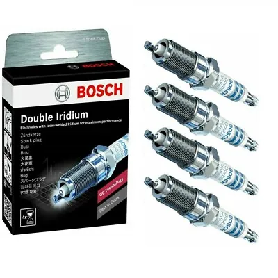 Set Of 4 Bosch OE 96306 Fine Wire Double Iridium Spark Plugs Copper Performance • $39.95