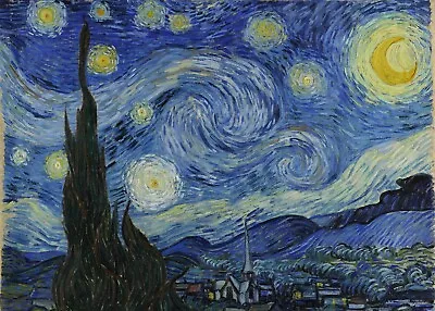 5x7 Print - Starry Night By Vincent Van Gogh • $4.99