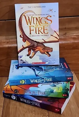Wings Of Fire Series Books 1-4 Tui T. Sutherland Good Condition • $9.99