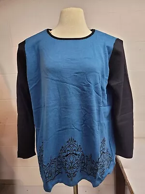 Bob Mackie 2x Women's Blue Sweater  NWT'S / We1379 R4 T59 • $21.24