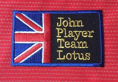 John Player Lotus Team Jps F1 Car Racing Team Motor Sports Iron Sew On Patch • £3.49