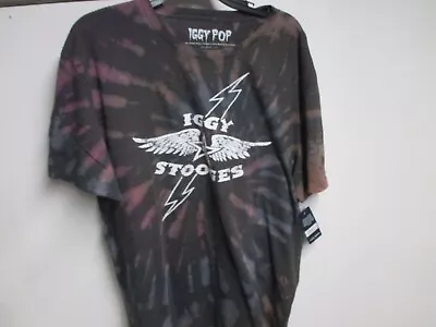 Lucky Brand (iggy Pop & The Stooges) Mens Classic Logo T Shirt (xl) Nwt Tie Dye • $17.99