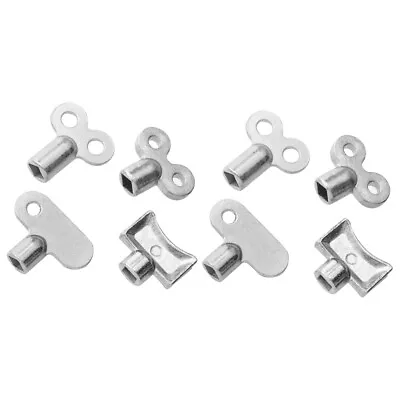 8pcs Radiator Valves Keys Radiator Bleed Hole Key Radiator Vent Air Valves Key • £8.39