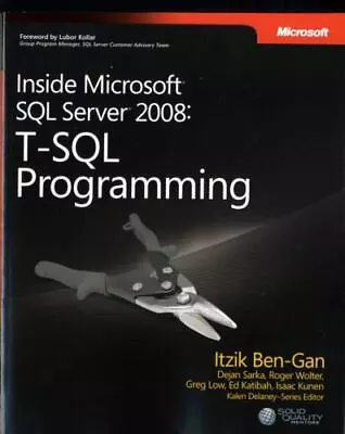 Inside Microsoft(r) SQL Server(r) 2008: T-SQL Programming: T-SQL Programming • $6.71