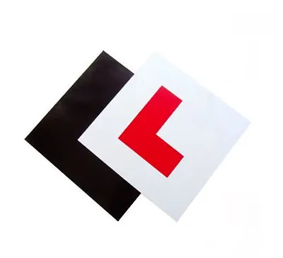 2 Pack Premium Fully Magnetic L Plates Extra Thick Strong Learner Plates Driver  • £2.49