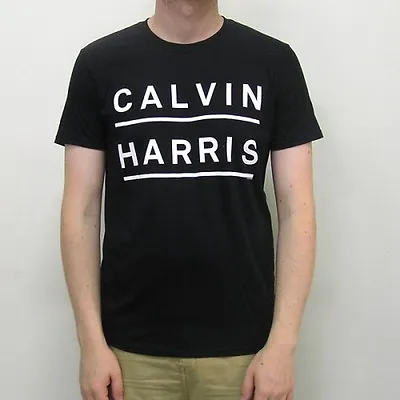 CALVIN HARRIS - Underline Logo:T-shirt - NEW - LARGE ONLY • £24.81