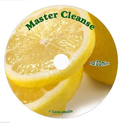 Master Cleanse Diet Detox Cd The Lemonade Diet Lose 10 Pounds In 10 Days • $12.95