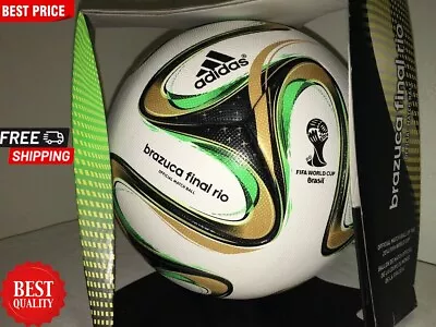 Brazuca Soccer Ball WORLD CUP 2014 | Final Rio | Match Ball Foot Ball |Size-5| • $28.99