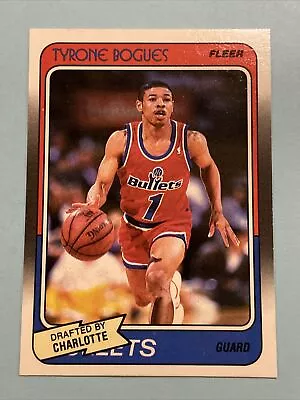 1988-89 Fleer Muggsy Bogues Tyrone Bogues #13 Rookie RC • $5.99