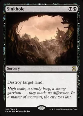 Sinkhole Light Play English Magic The Gathering MTG Eternal Masters • $6.49