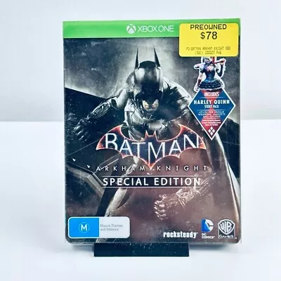Batman Arkham Knight Special Edition Steelbook G2 | Microsoft Xbox One Tracked • $29.99