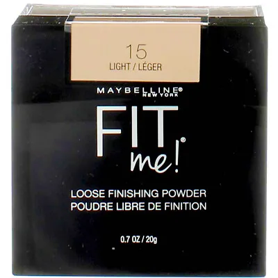 2 Pack Maybelline Fit Me Loose Finishing Powder Light 15 0.7 Oz • $29.23