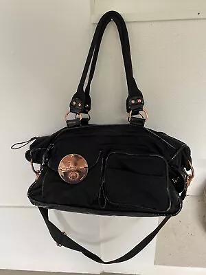 MIMCO Nappy Bag Black Baby Essentials Shoulder Crossbody Straps • $50