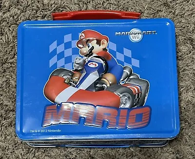 Nintendo Mario Kart Wii Lunchbox Metal Lunch Box 2012 Collectible • $14.99