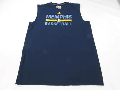 New Memphis Grizzlies Mens Size XL-2XL-Tall Blue Adidas Climalite Tank Top Shirt • $15.11