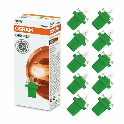 10x 2722MFX OSRAM 2W 12V B8.5d Instrument Interior Light Lamp Car B85d Germany • $9.85