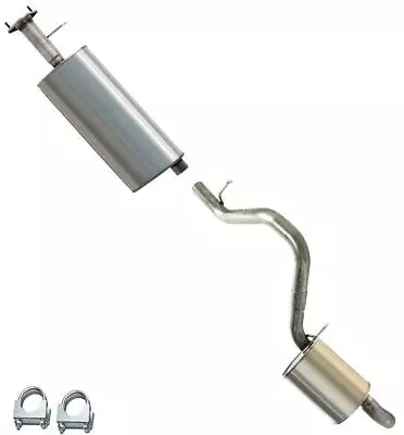 Stainless Steel Muffler Resonator Pipe Exhaust System Kit Fits 02-05 Envoy 4.2L • $219.74