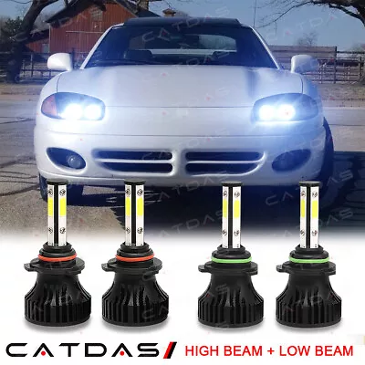 For Dodge Stealth 1994-1996 6000K LED Headlight High & Low Beam Bulbs Combo 4pcs • $30.32