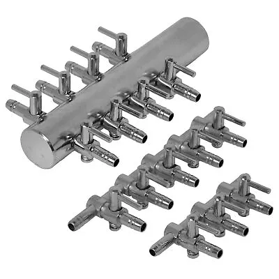 £5.99 • Buy Stainless Steel Manifold For Air Pump Aquarium Fish Tank Or Pond Aeration Stone