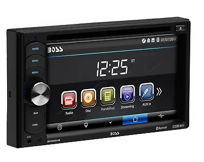 BOSS AUDIO BV9351B Double Din 6.2  Touchscreen Monitor DVD USB Player Car Stereo • $99.90