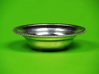 A Vintage B & M Sterling Silver Nut  Bowl Underside Marked Sterling  • $70