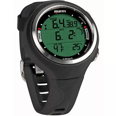 Open Box Mares Smart Wrist Scuba Dive Computers-Black / Black • $399.95