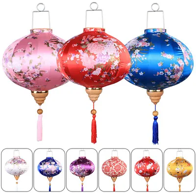 14 In Ancient Chinese Style Retro Silk Lantern Printing Spring Festival Decor • $23.07