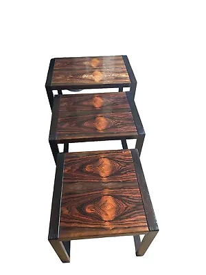 Vintage Danish  Kai Kristiansen?) Rosewood Coffee Tables Largest 62x42x50cm • £525