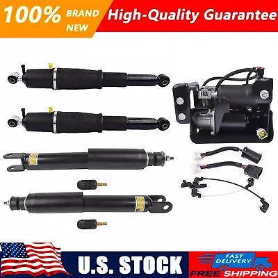 Air Suspension Compressor & Shocks Absorber For Cadillac Escalade ESV GMC Yukon • $300