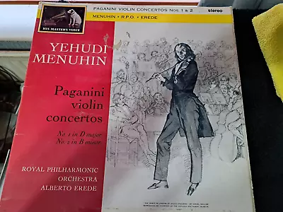 HMV ASD 440 S/c STEREO LP PAGANINI VIOLIN CONCERTOS Nos 1&2 • £5