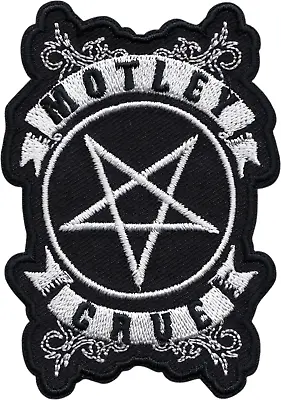 Patch - Motley Crue Pentagram Logo Rock Metal Music 80s Band 3.5  Iron On #89212 • $12.99