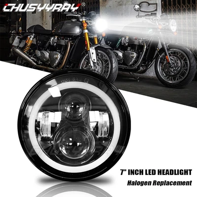 $53.98 • Buy 1x 7'' LED Headlight For Yamaha V-Star XVS 950 650 1100 1300 Classic Stryker