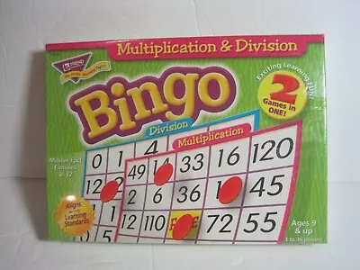 Trend Enterprise Multiplication & Division Bingo Educational Game T-6141 NEW • $21.99