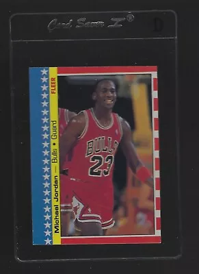 1987 Fleer Basketball Sticker Michael Jordan #2 EX-MT D • $149