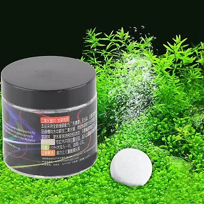 CO2 Tablet Carbon Dioxide Diffuser For Water Plant Grass Fish Tank Aquari HHG UK • £15.29