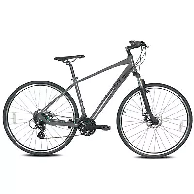 700C 24 Speed Hybrid Bike Disc Brake Road Bike Fr Men Women's City Bicycle 510MM • $599