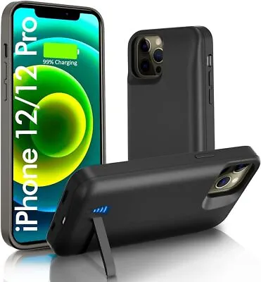 For IPhone 12 Pro/12 Battery Case Portable Power Bank Extended Charging Case  • £22.78