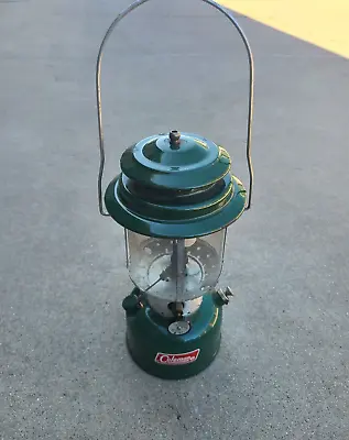 Vintage Coleman Lantern Sunshine Of The Night 220F Double Mantle Green • $49.99