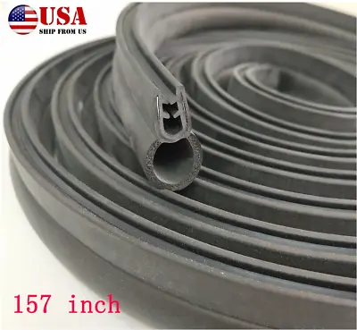 4M Car Bonnet Trunk Hood Edge Top EPDM Rubber Sealing Strip Dust Anti-Collision • $28.47