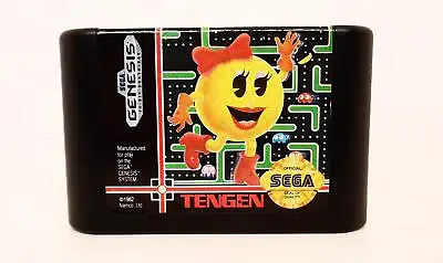 Ms. Pac-Man - SEGA Genesis 16-Bit Game Cartridge 1993 TENGEN 1982 Namco • $8.97