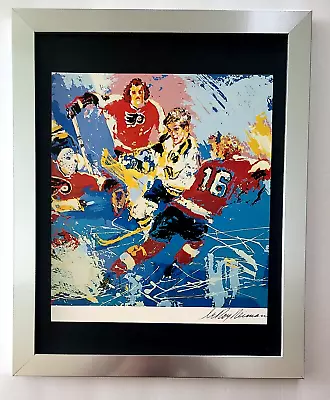 Leroy Neiman +  Philadelphia Flyers Hockey + Circa 1990's + Signed Print Framed • $119