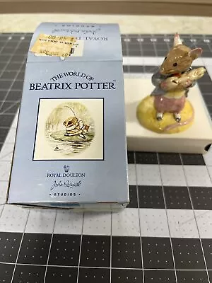 John Beswick / Beatrix Potter “Johnny Town - Mouse  Figure Royal Doulton Box • $27.94