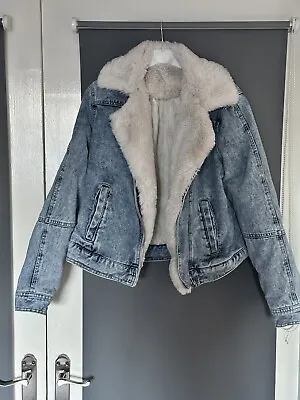 Women’s Denim Aviator Denim Jacket • £25