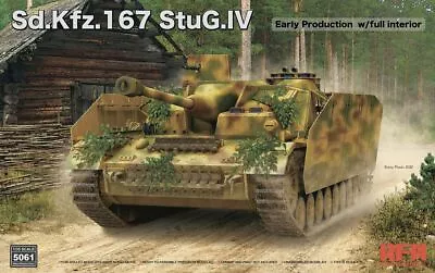 $49.98 • Buy RYEFIELD MODEL RFM RM-5061 1/35 Sd.Kfz.167 StuG.IV Early Production W/Interior